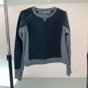 Zella Quilted Colorblock Sweatshirt